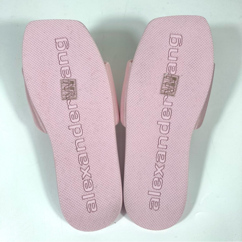 *SOLD* Alexander Wang Logo Pool Slides Light Pink EU 36 37 39 NEW - Picture 10 of 16
